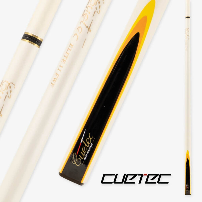 CUETEC PROFESSIONAL SNOOKER CUE - WHITE