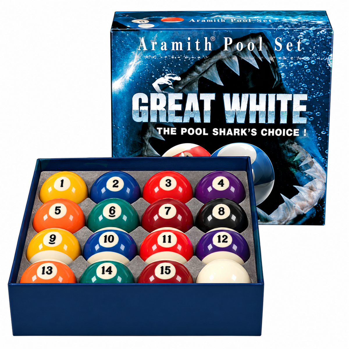 ARAMITH SHARK BALL - INDIVIDUAL BALLS - 2-1/4″ - LIMITED EDITION