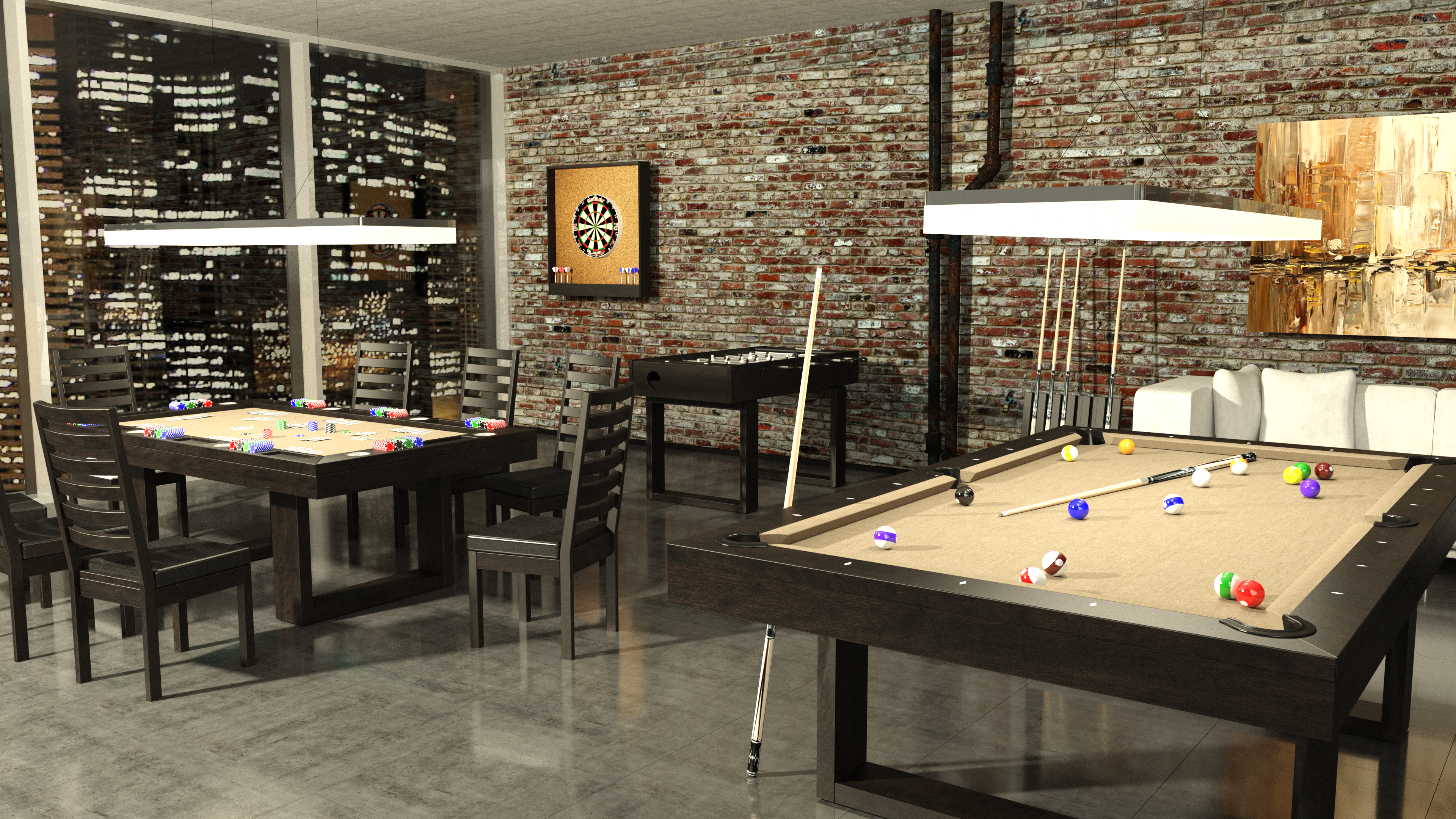 BRIDGE SALLE DE JEUX