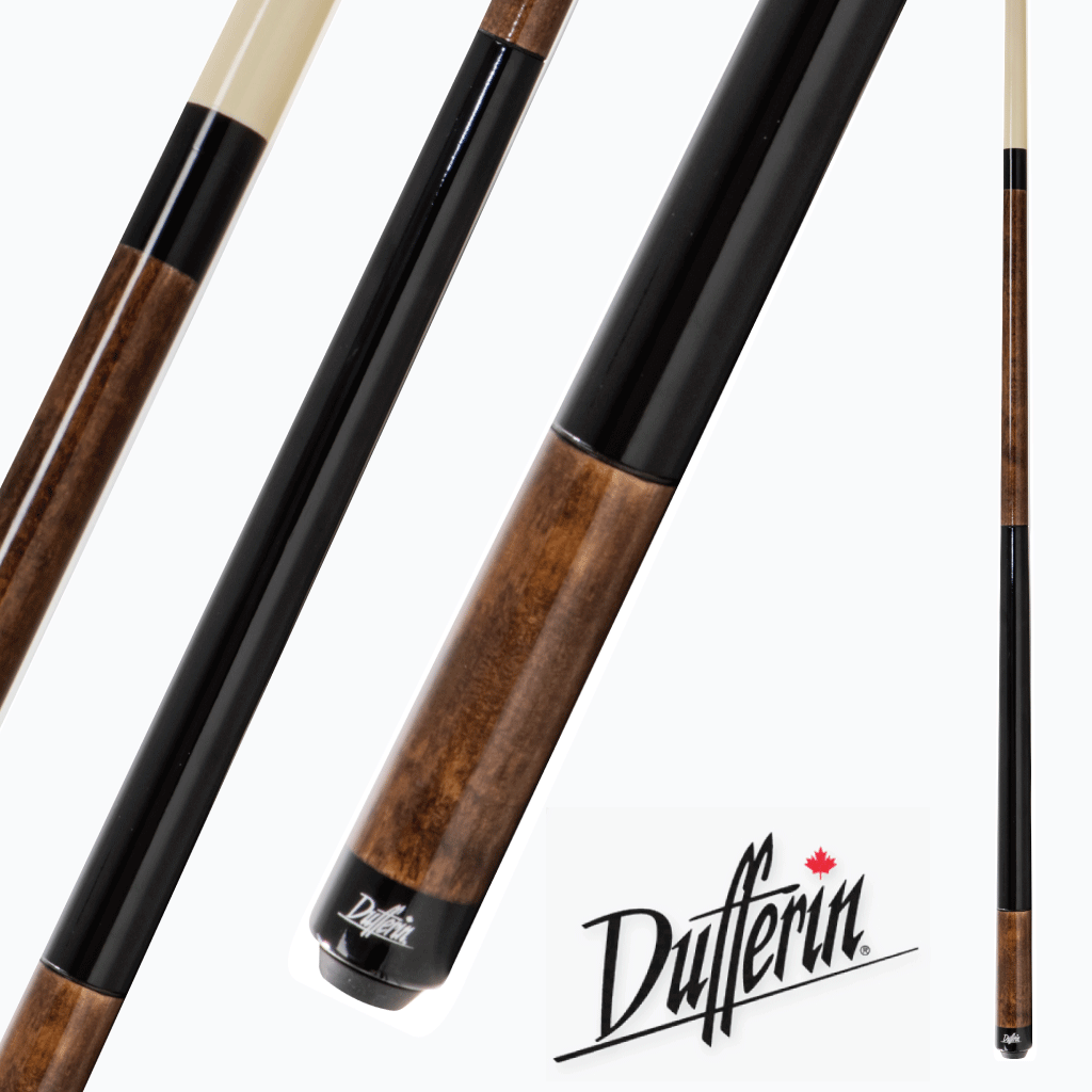 DUFFERIN 230 CLUB SERIES 2 PIECES POOL CUE - COFFEE 58 13MM 19OZ