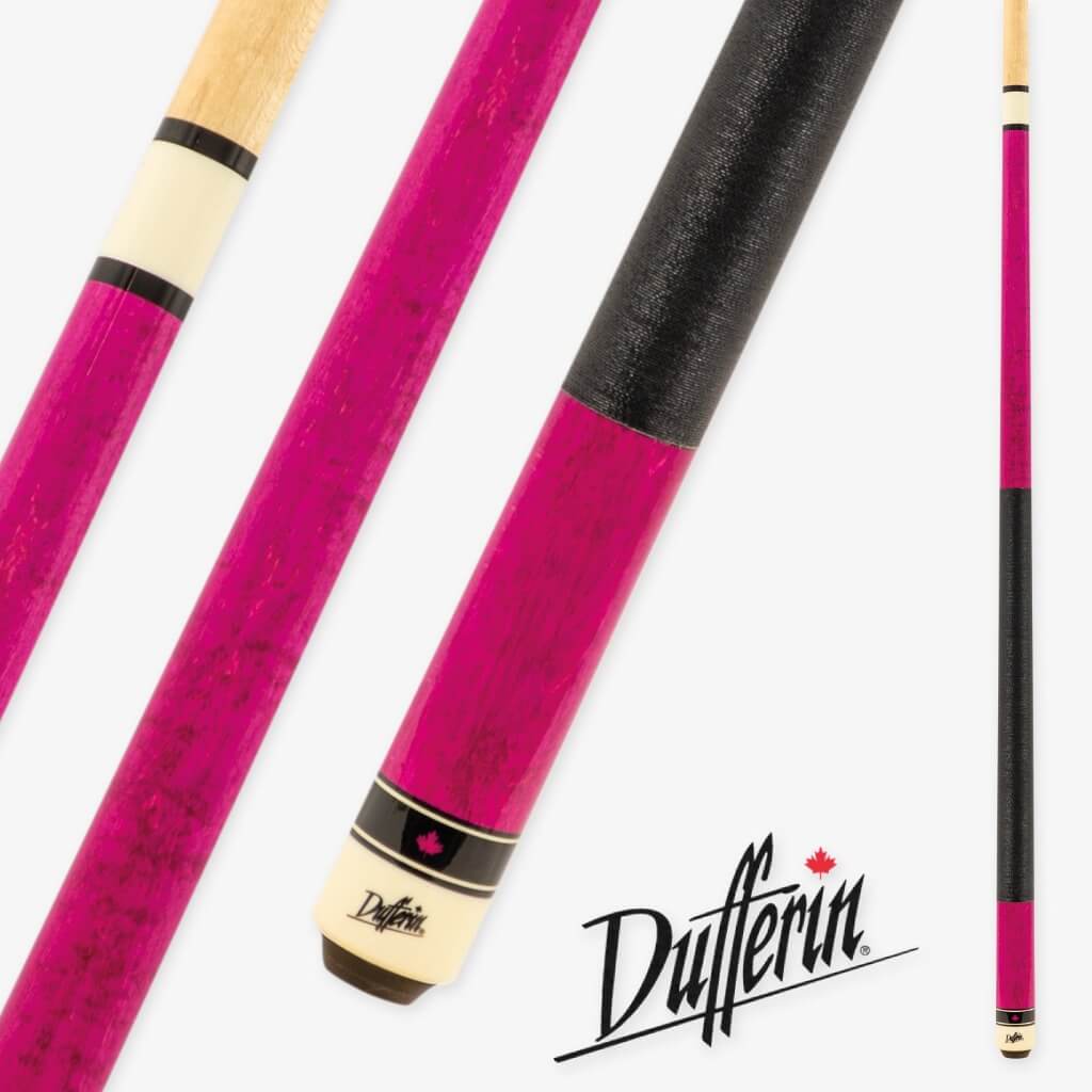 DUFFERIN FASHION SERIES 2 PIECES POOL CUE - PINK 58 13MM 19OZ