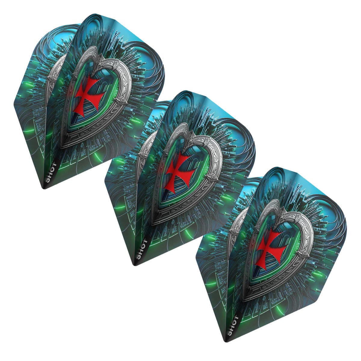 ENSEMBLE DE 3 DE OLUMES DE DARDS SHOT FUTURE KNIGHTS DREADHEART - PETIT STANDARD