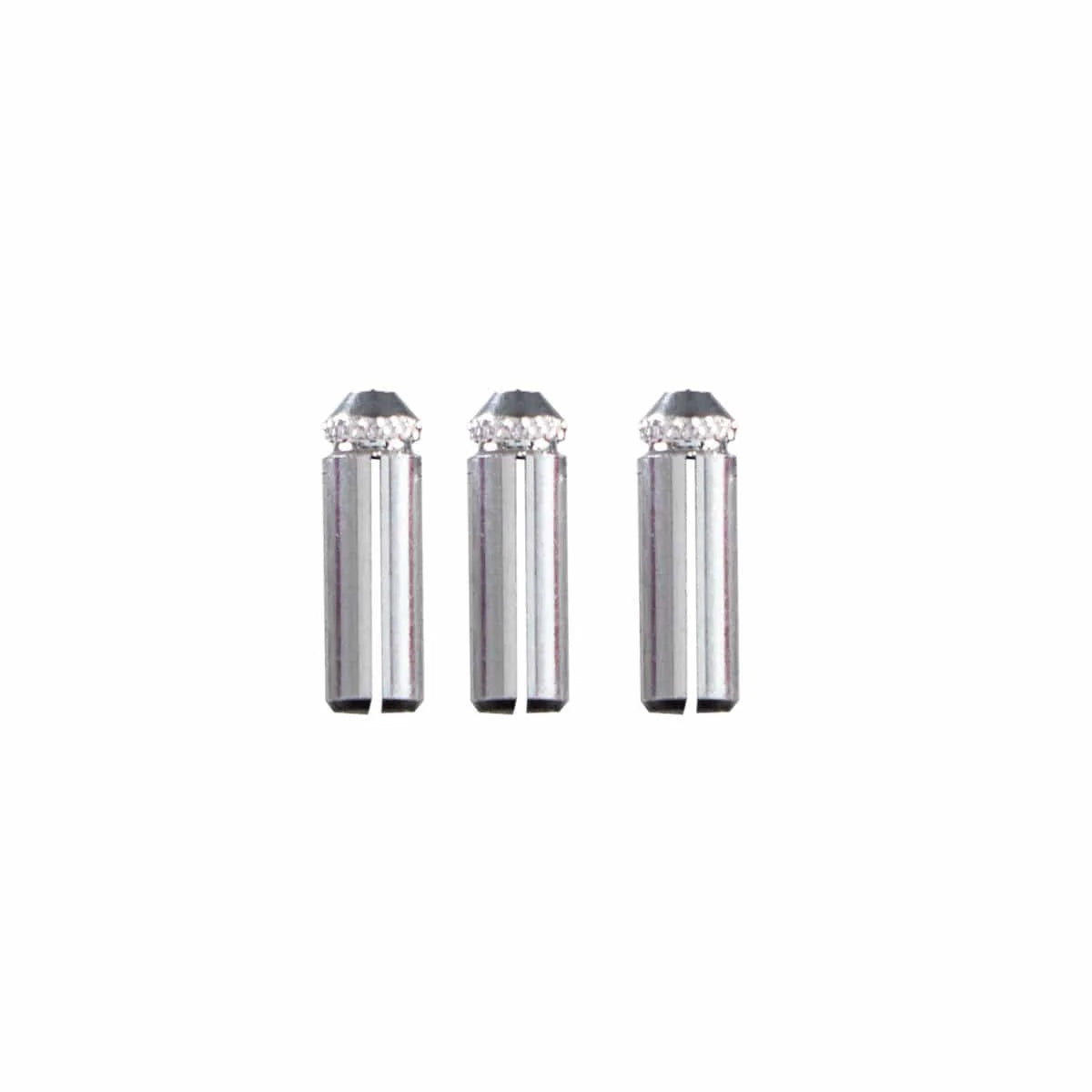 PROTECTEURS DE PLUMES DE DARDS SHOT EN ALUMINIUM ARGENT - PAQUET DE 3