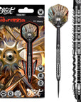SHOT GNARLY SHREDDA STEEL TIP DART SET - 90% TUNGSTEN DART BARRELS