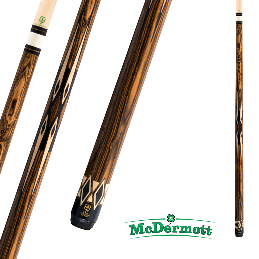 BAGUETTE DE BILLARD MCDERMOTT H-SERIES H1351 BOIS/BEIGE SANS GRIP 12.75MM 19OZ