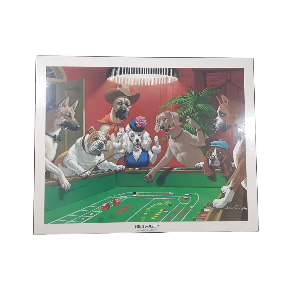 "HIGH ROLLER" BY ARTHUR SARNOFF POSTER - 16 X 20 IN - LIMITED EDITION