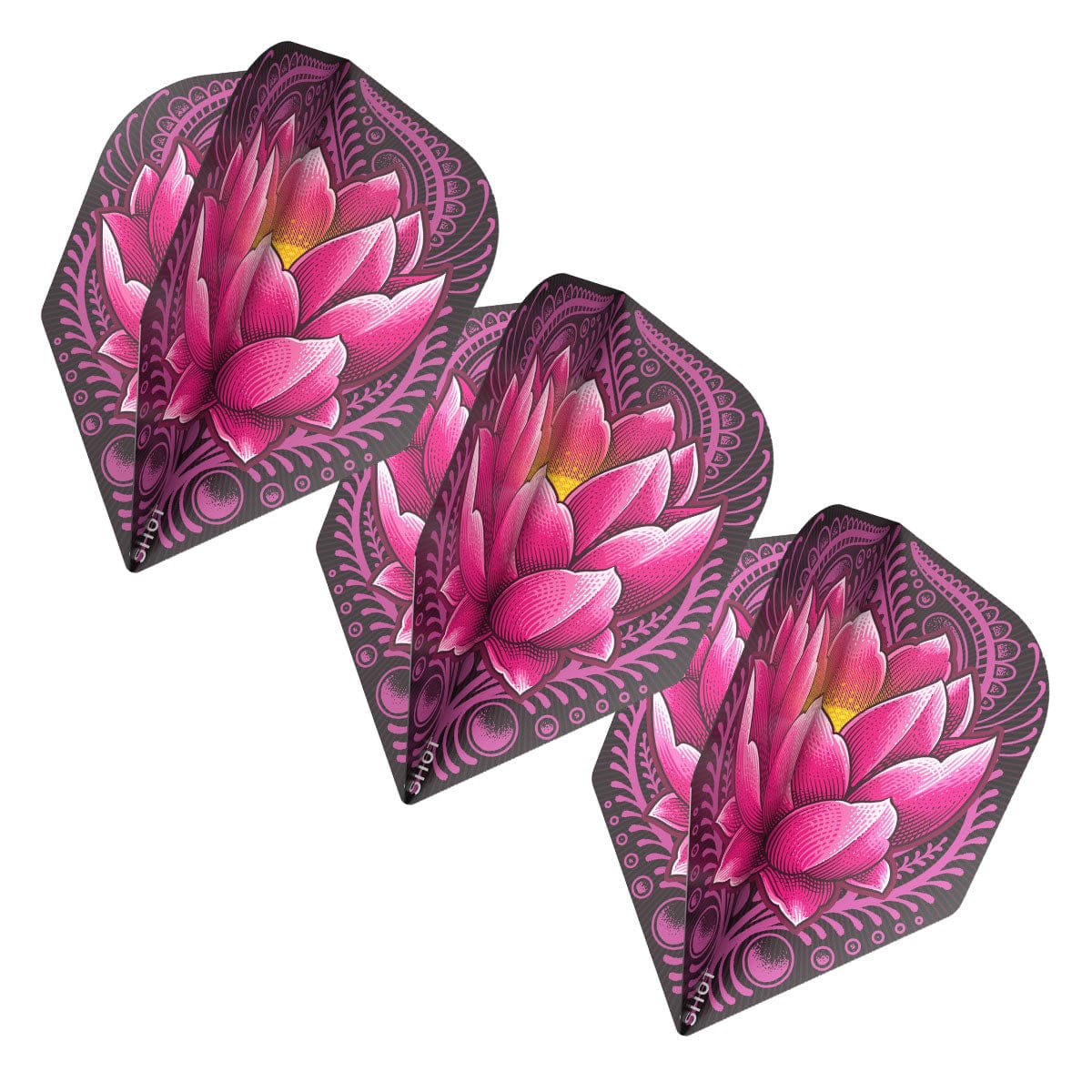 ENSEMBLE DE 3 PLUMES DE DARD SHOT ZEN JUJI PETIT STANDARD