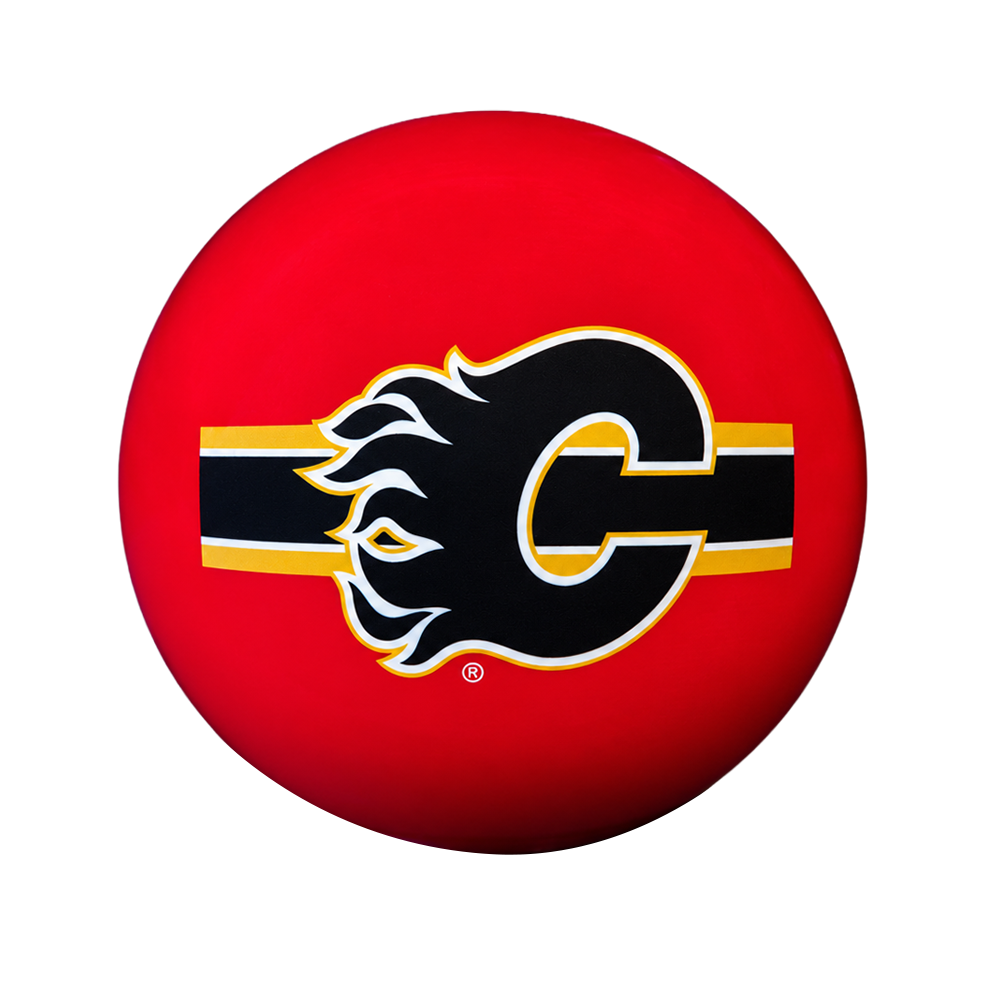 KR STRIKEFORCE BIG BOWLING BALL 14LBS - NHL CALGARY FLAMES - LIMITED EDITION