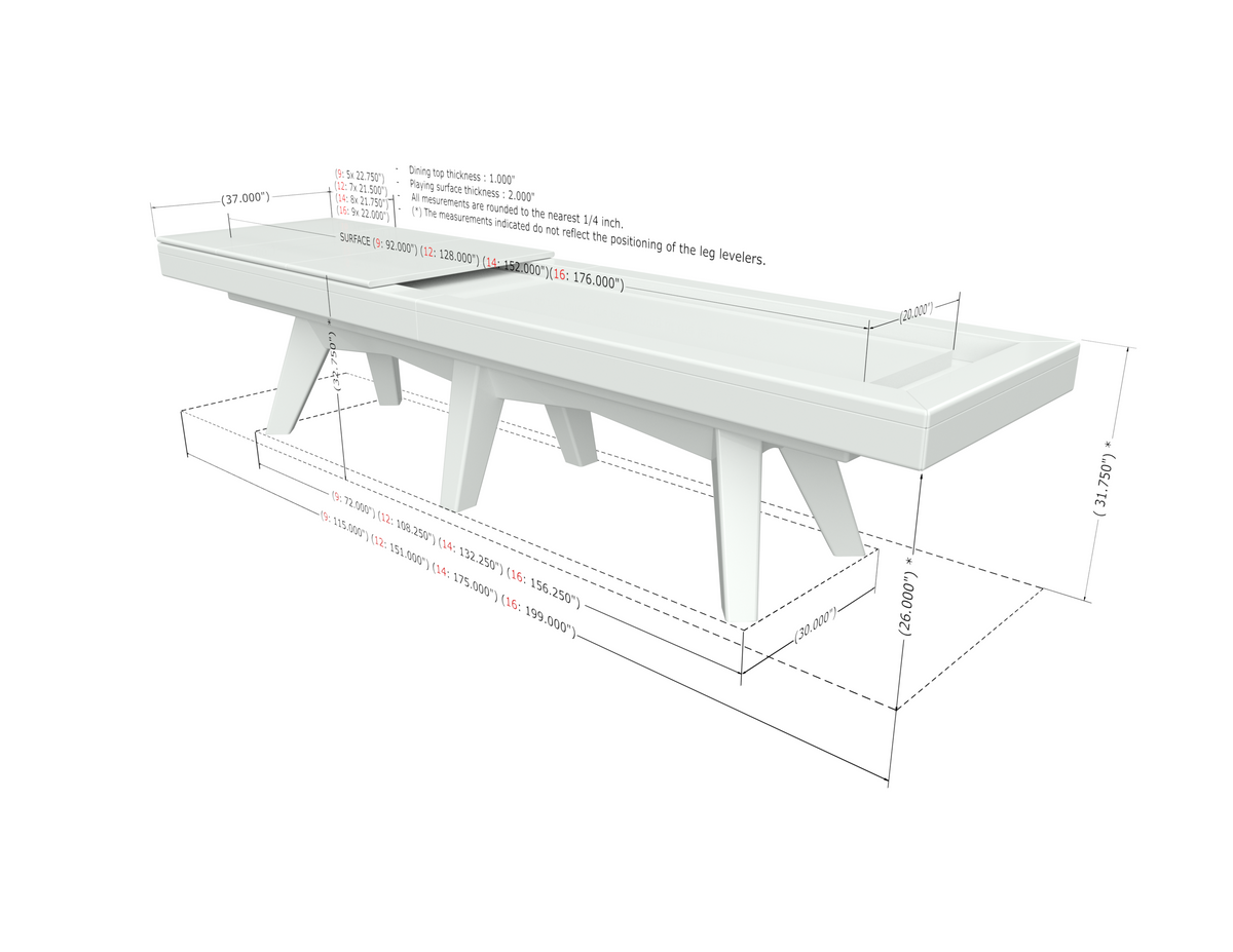 LUXX SHUFFLEBOARD TABLE