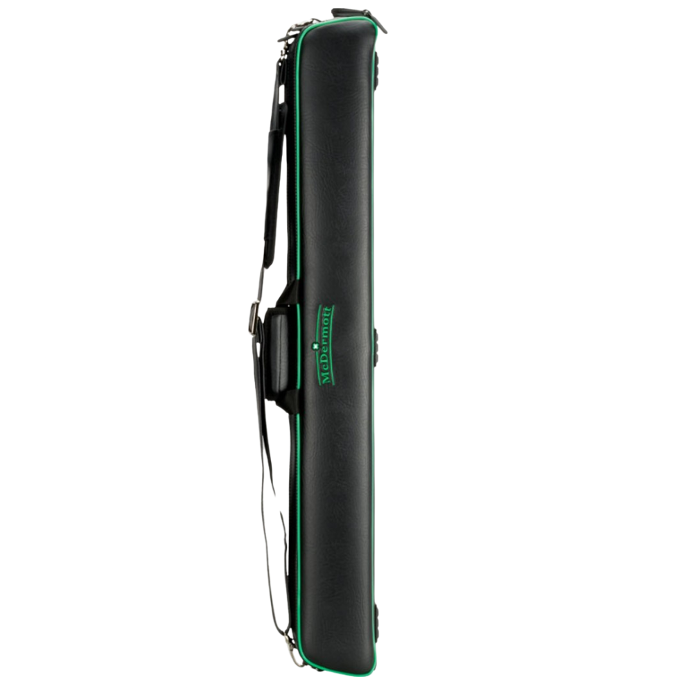 MCDERMOTT HARD/SOFT HYBRID CUE CASE BLACK 2B/3S