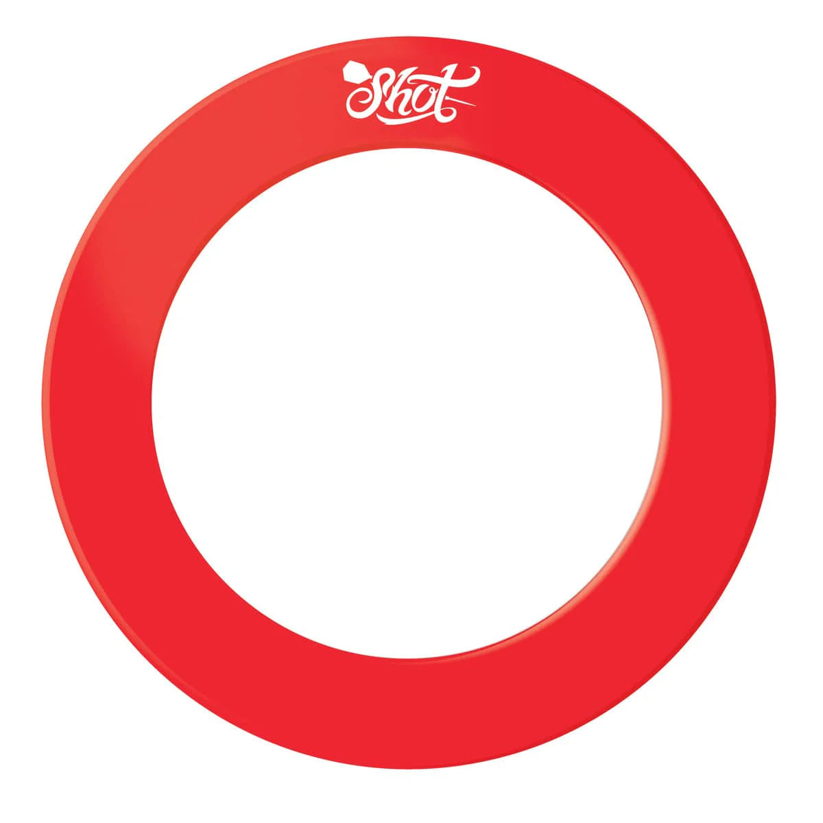 SHOT ONE PIECE DARTBOARD SURROUND - RED