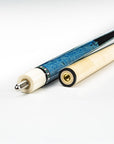 PEARSON POOL CUE ENCORE SERIES CC-ENC-3 BLUE LINEN WRAP 12.4MM