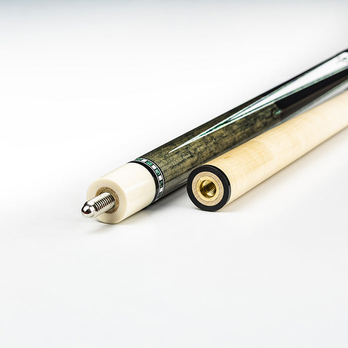PEARSON POOL CUE ENCORE SERIES - CARBON SHAFT IRISH LINEN WRAP GREY 12.5MM