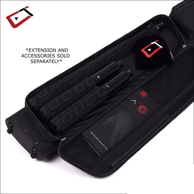 ÉTUI RIGIDE POUR BAGUETTES DE BILLARD CUETEC PRO LINE NOIR ÉDITION 2X4 - NOIR - ÉDITION LIMITÉE