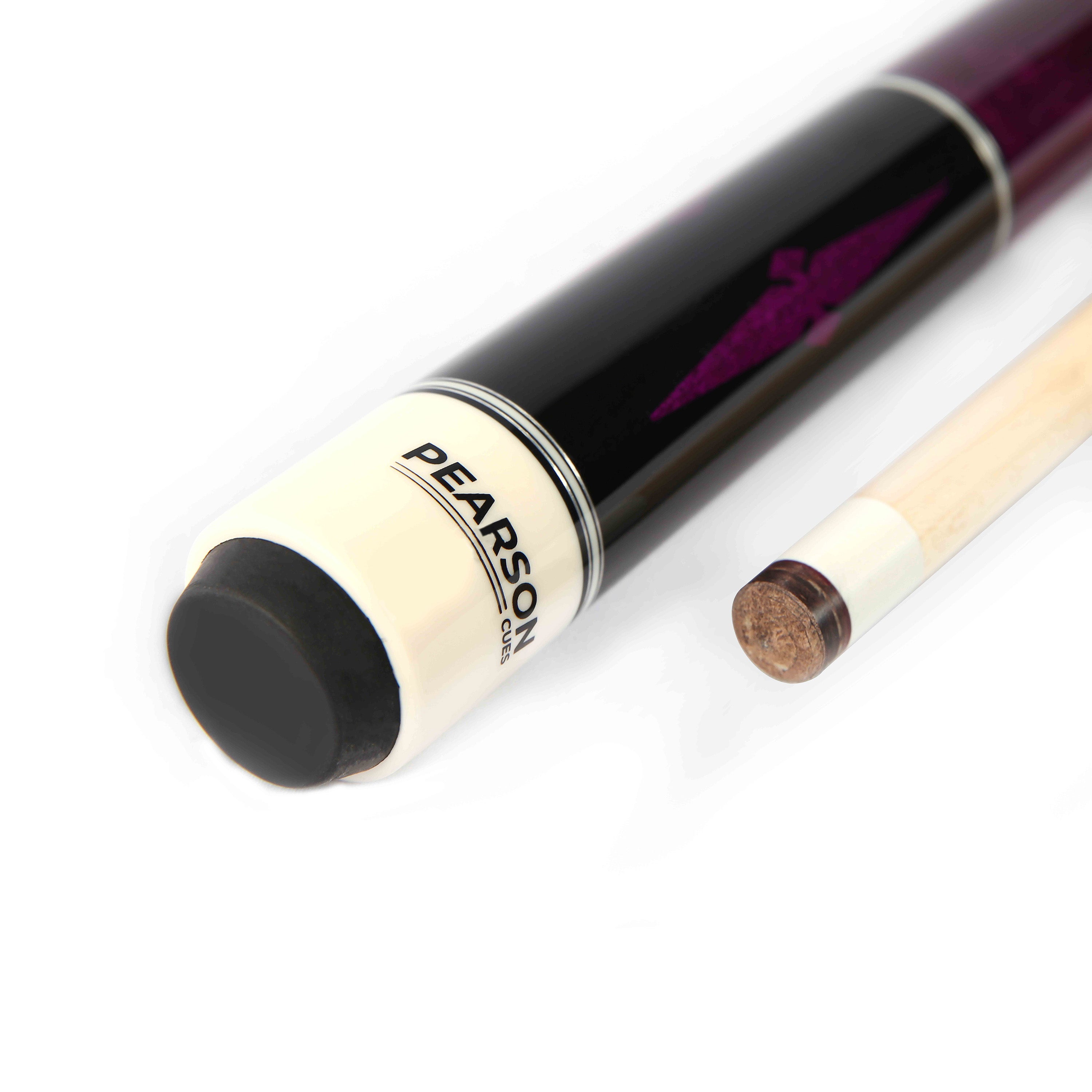 PEARSON POOL CUE PLAYERS SERIES PP-PURPLE - CARBON SHAFT NO WRAP 12.5MM