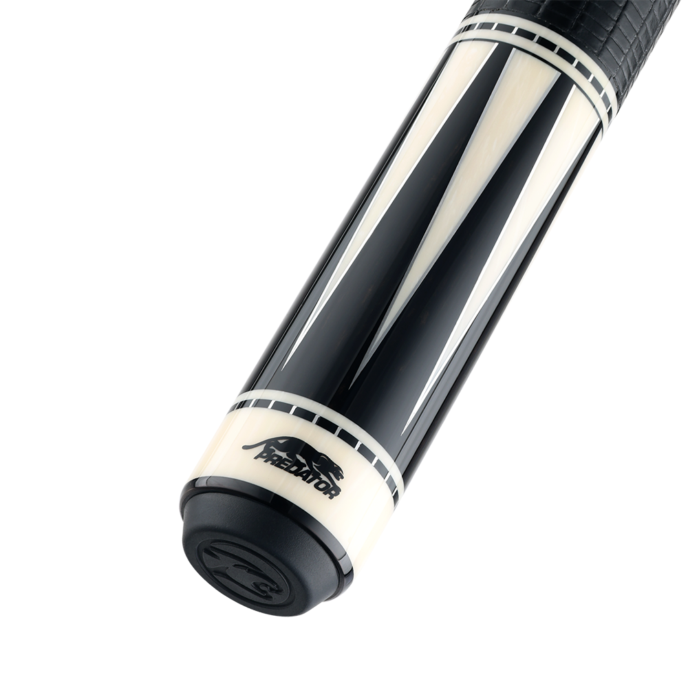 MANCHE PREDATOR TS8 ARTISAN ÉBÈNE/IVOIRINE UNI-LOC GRIP EN CUIR GRAINÉ DE LÉZARD NOIR (FLÈCHE NON-INCLUSE) - ÉDITION LIMITÉE