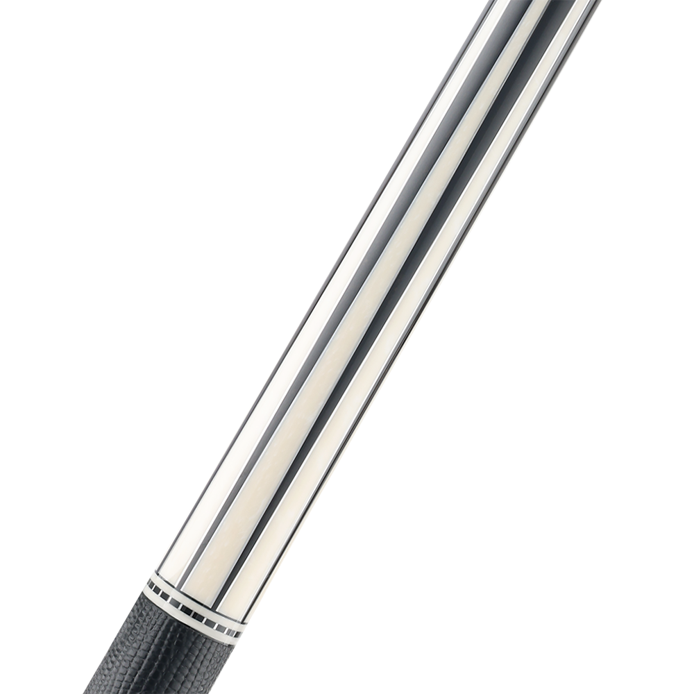 MANCHE PREDATOR TS8 ARTISAN ÉBÈNE/IVOIRINE UNI-LOC GRIP EN CUIR GRAINÉ DE LÉZARD NOIR (FLÈCHE NON-INCLUSE) - ÉDITION LIMITÉE