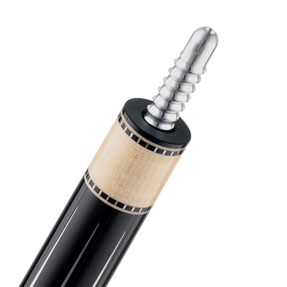 PREDATOR BUTT TS8 ARTISAN EBONY/CURLY MAPLE UNI-LOC LIZARD GRAIN LEATHER WRAP (SHAFT NON INCLUDED) - LIMITED EDITION