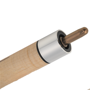 PREDATOR BUTT VIRTUOSO UNI-LOC LEATHER LUX WRAP MAPLE/TURQUOISE (SHAFT NOT INCLUDED) - LIMTED EDITION