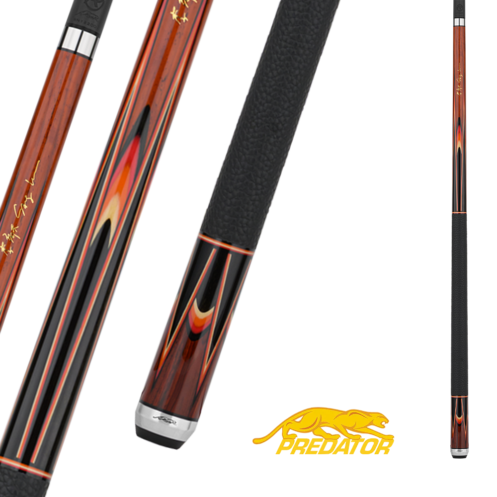 PREDATOR BUTT SANG LEE SERIES 2 UNI-LOC LEATHER LUXE WRAP BLACK/RED/ORANGE/MAPLE/EBONY (SHAFT NOT INCLUDED) - LIMITED EDITION