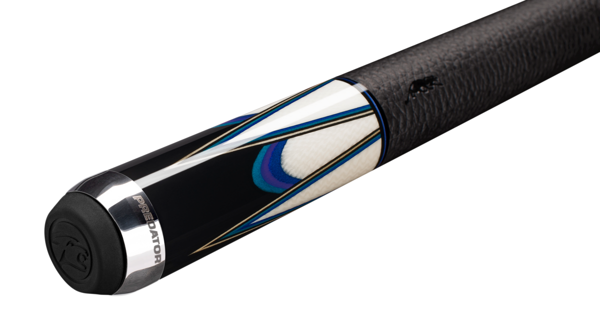 PREDATOR BUTT SANG LEE SERIES 2 UNI-LOC LEATHER LUXE WRAP BLACK/MAPLE/BLUE/PURPLE/IVORY (SHAFT NOT INCLUDED) - LIMITED EDITION