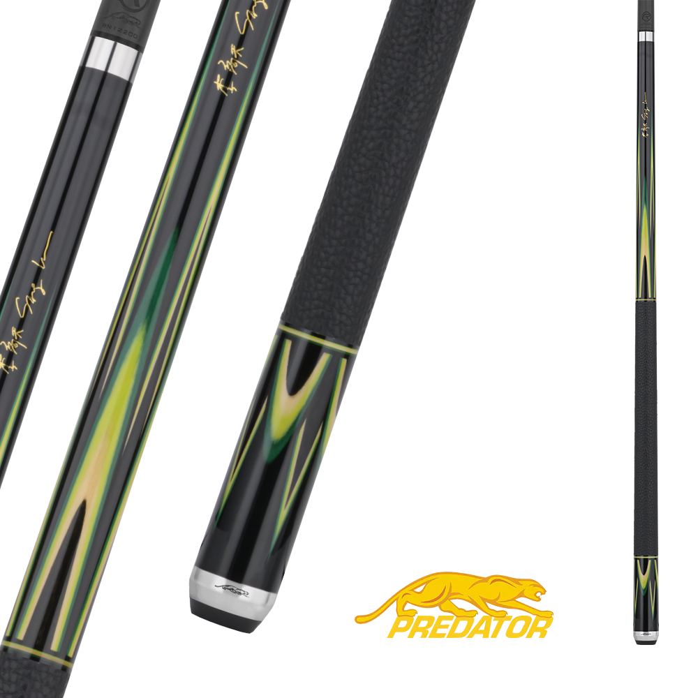 PREDATOR BUTT SANG LEE SERIES 2 UNI-LOC LEATHER LUXE WRAP BLACK/LIGHT GREEN/MAPLE/GREEN/EBONY (SHAFT NOT INCLUDED) - LIMITED EDITION