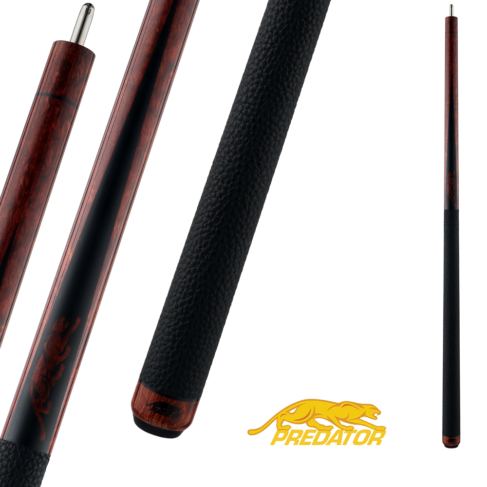 MANCHE DE BAGUETTE DE BILLARD SP2 PAL2 - BOIS PALISSANDRE AVEC STYLE EXOTIQUE GRIP EN CUIR DE LUXE UNI-LOC - ÉDITION LIMITÉE
