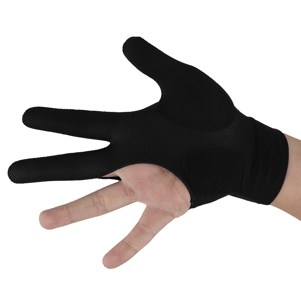 PREDATOR SECOND SKIN PREMIUM CLOSED FINGERS BLACK/YELLOW BILLIARD GLOVE - LEFT HAND ONLY