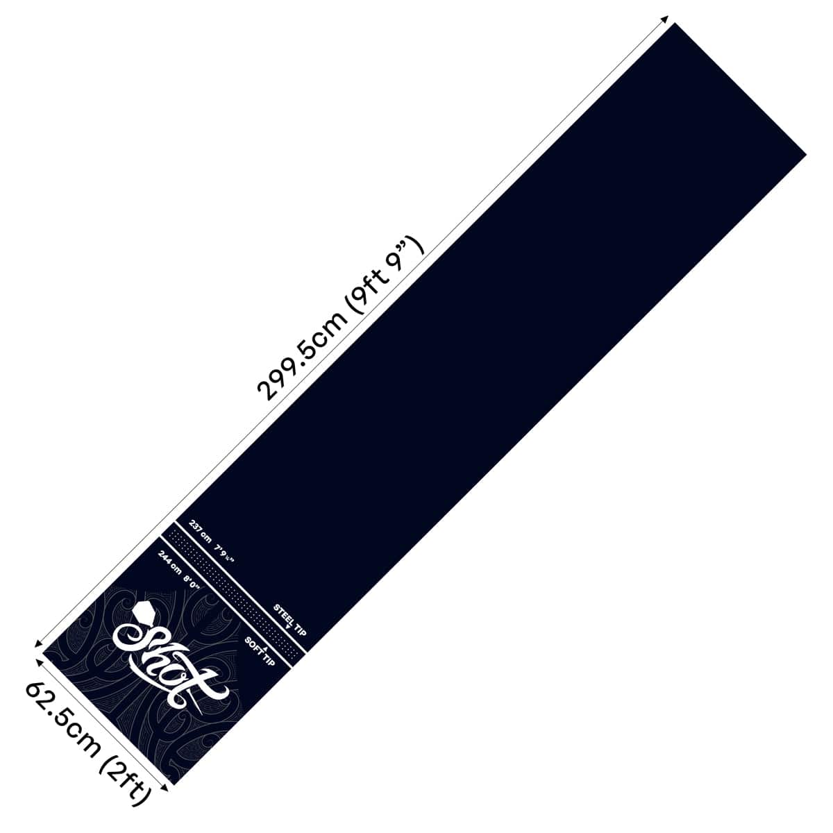 SHOT RUBBER DART MAT - HEAVY DUTY