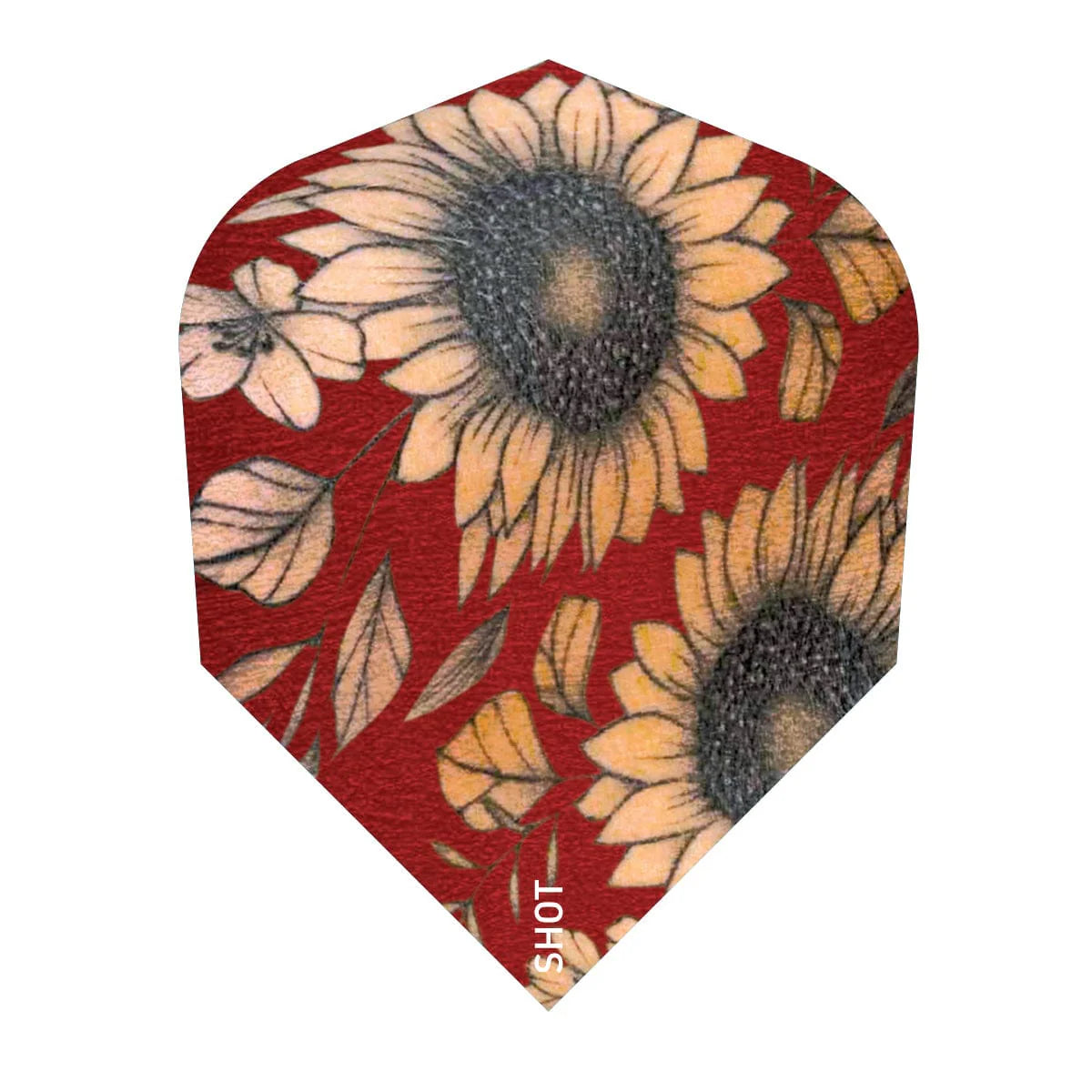 ENSEMBLE DE PLUMES DE DARDS SHOT SUNFLOWER - PETIT STANDART