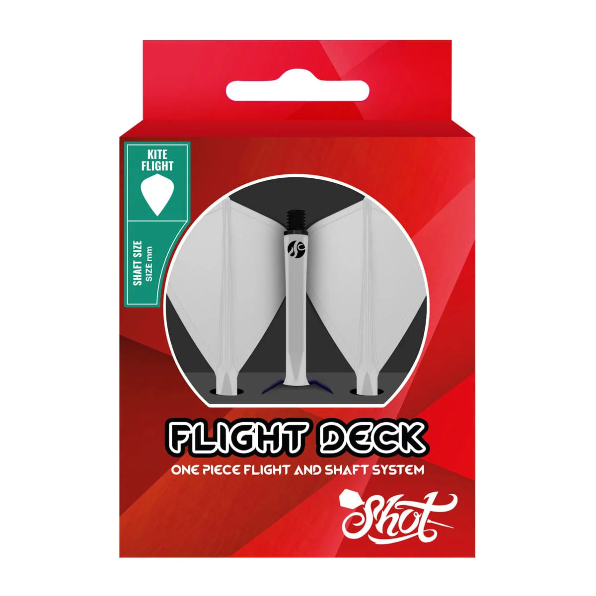 FLÉCHETTES SHOT 1PIÈCE CLAIR KITE EMBOUT