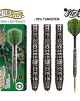 SHOT WARRIOR RUTENE STEEL TIP DART SET - 90% TUNGSTEN PRO