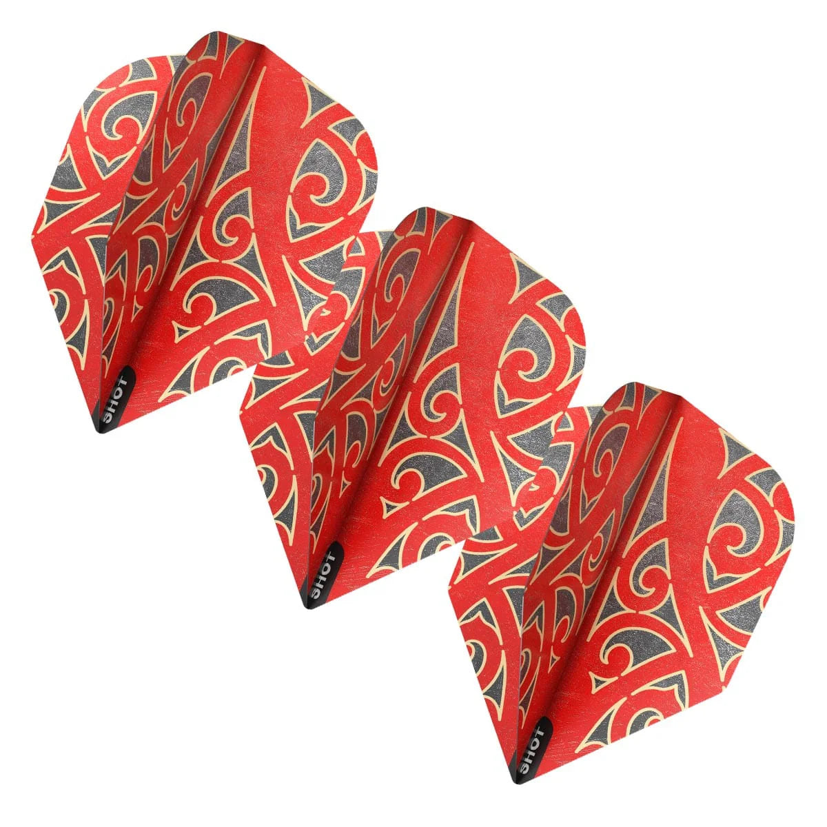 ENSEMBLE DE PLUMES DE DARDS SHOT WARRIOR TAIAHA - PETIT STANDAR