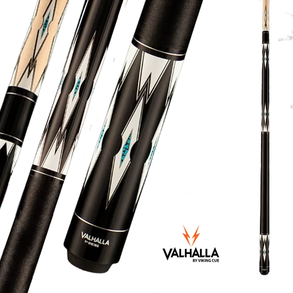 BAGUETTE DE BILLARD VIKING VALHALLA VA961 MOTIFS NOIR ET BLANC 13MM 190Z