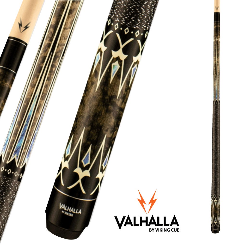 VIKING VALHALLA VA503 19OZ WHITE AND BLACK POOL CUE