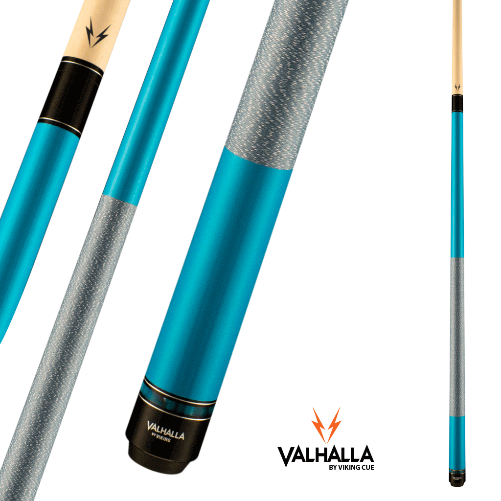 VIKING VALHALLA VG023 TURQUOISE POOL CUE 13MM 19OZ