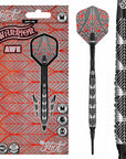 SHOT WARRIOR AWE SOFT TIP DART SET - 90% TUNGSTEN BARRELS