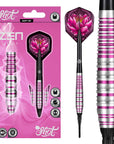 SHOT ZEN JUJI SOFT TIP DART SET - 80% TUNGSTEN BARRELS