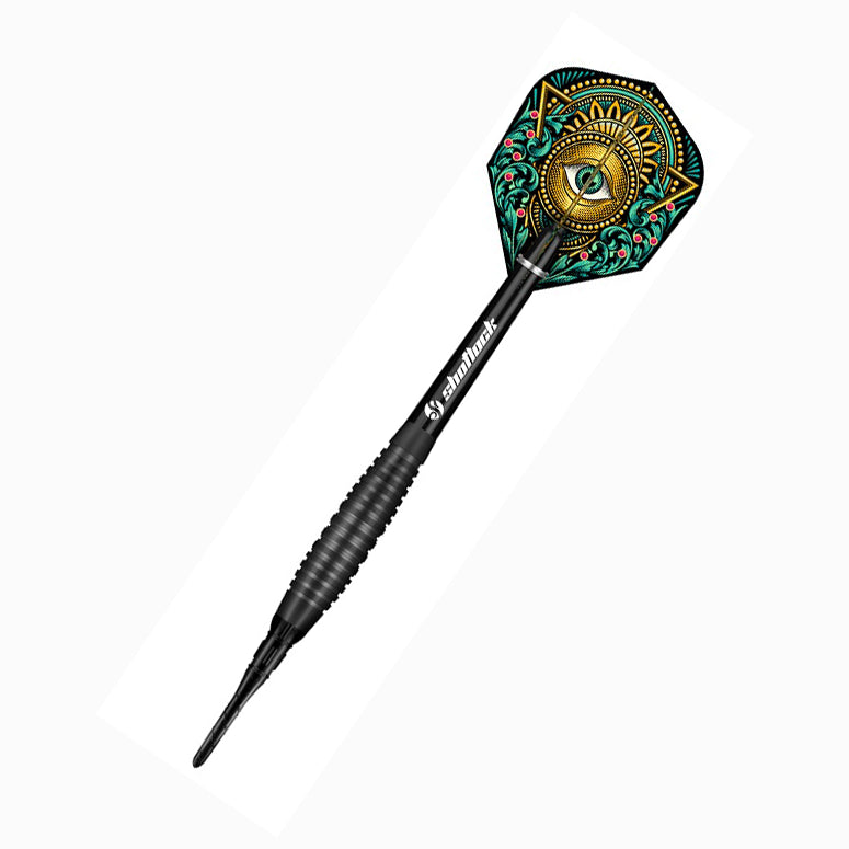 SHOT ZEN KENSHO SOFT TIP DART SET - 90% TUNGSTEN BARRELS