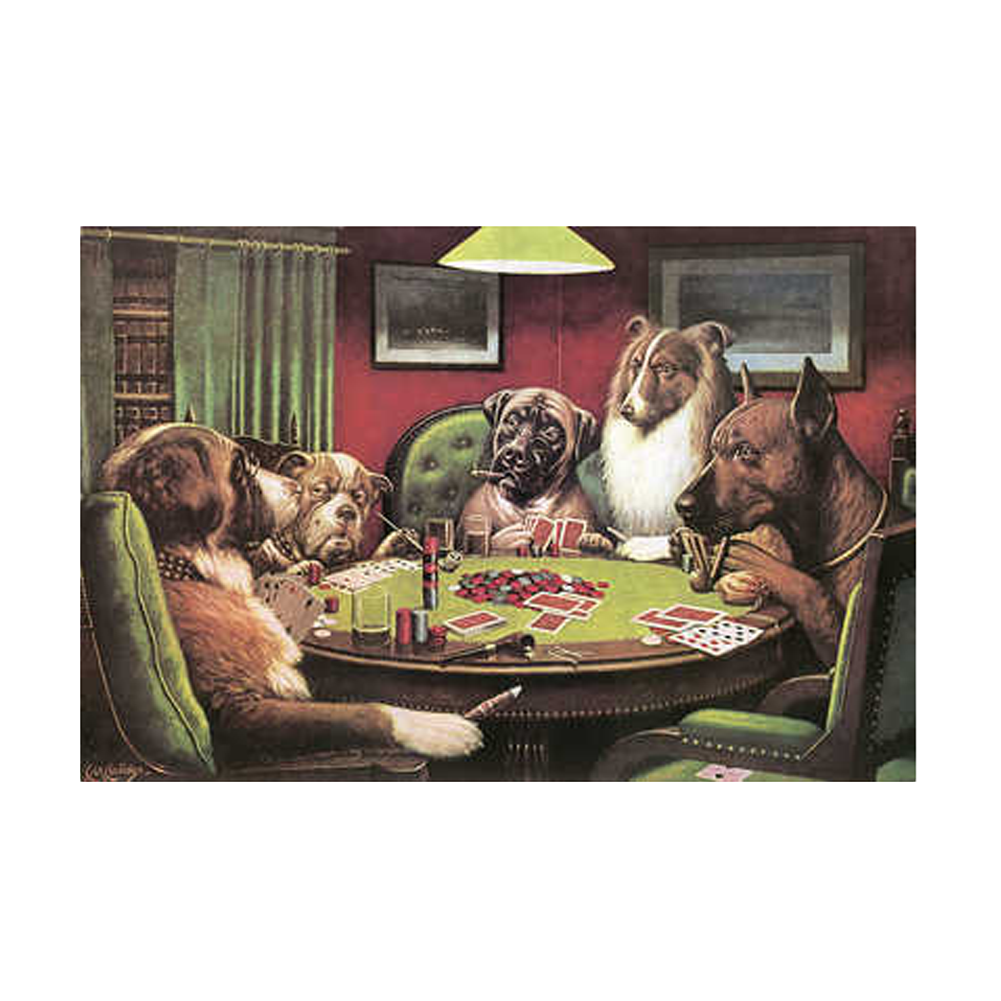 "A BOLD BLUFF" POSTER BY CASSIUS MARCELLUS COOLIDGE  - LIMITED EDITION