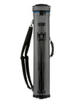 LUCASI RIVAL HARD CUE CASE GREY AND BLUE 4B 8S WITH STAND