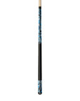 RAGE POOL CUE MATTE BLUE POISON OAK CAMO 13MM 19OZ