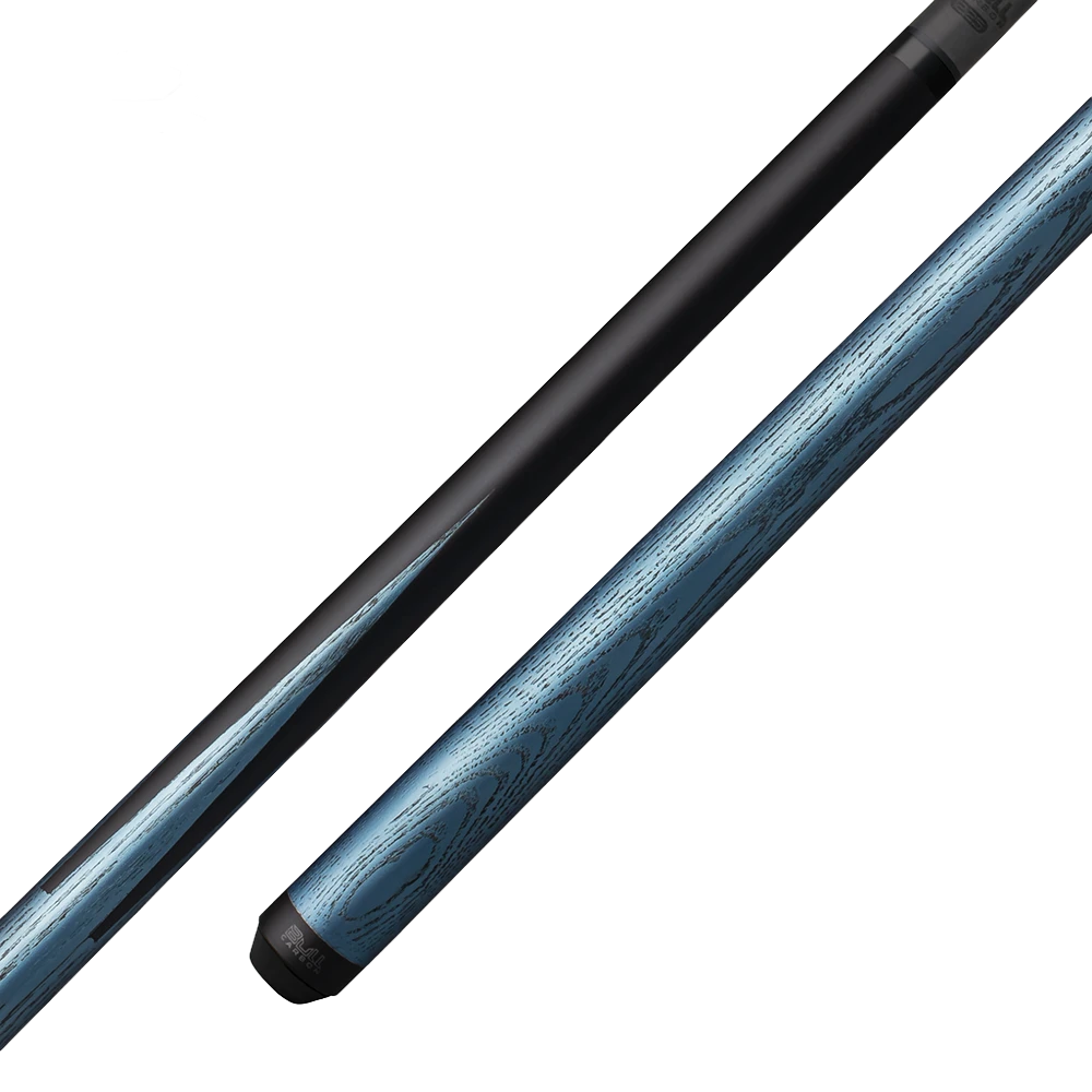 KODA SPORT SNEAKY PETE POOL CUE LD7 REV. SHAFT CARBON BLUE AND BLACK NO WRAP 11.75MM 19OZ