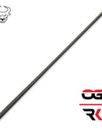 KODA SPORT POOL CUE LD3C2 SHAFT CARBONE BLACK AND SILVER LEATHER WRAP 12.25MM 19OZ