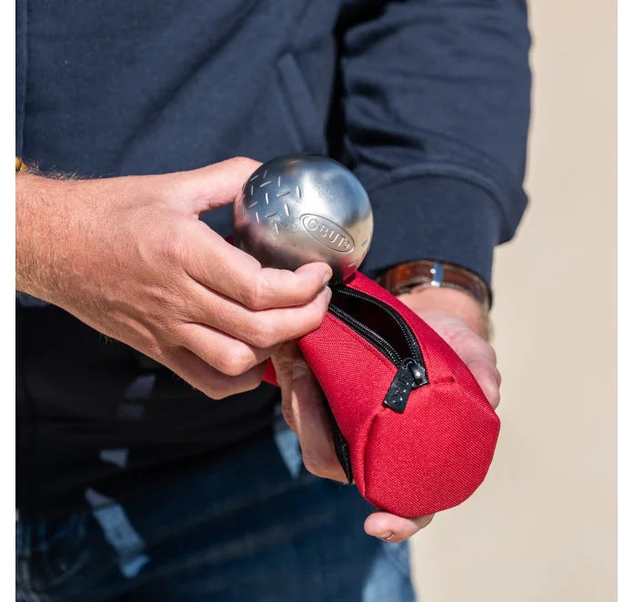 OBUT CHERRY CANVAS PÉTANQUE POUCH