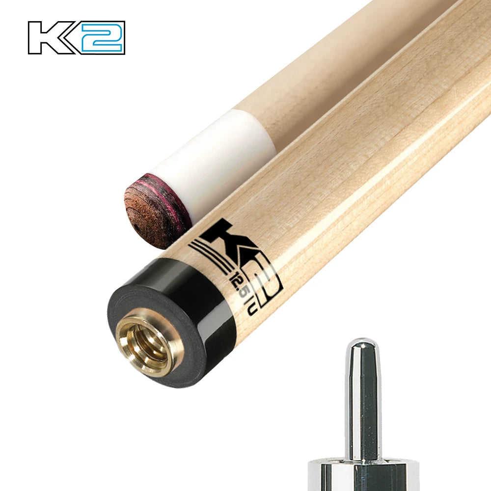 KODA SPORT POOL CUE LOW DEFLECTION KL122 BLACK AND PURPLE 12.5MM 19OZ