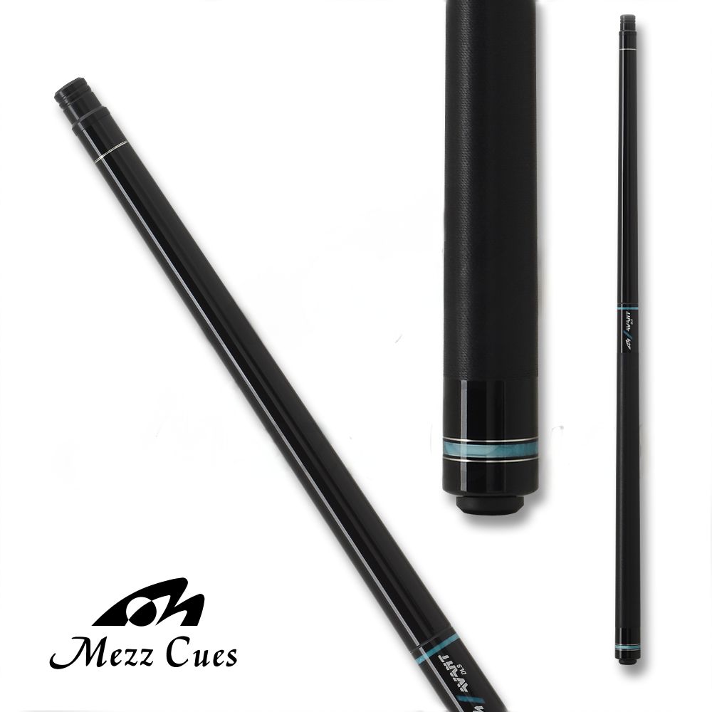 MEZZ ZZAVW AVANT SERIES BUTT ONLY CUE WRAP BLACK AND BLUE