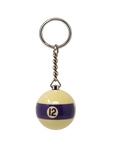 PORTE-CLÉS BOULE DE BILLARD 1 3/8 PO ARAMITH - NUMÉROTÉ