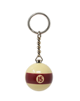 PORTE-CLÉS BOULE DE BILLARD 1 3/8 PO ARAMITH - NUMÉROTÉ