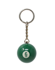PORTE-CLÉS BOULE DE BILLARD 1 3/8 PO ARAMITH - NUMÉROTÉ